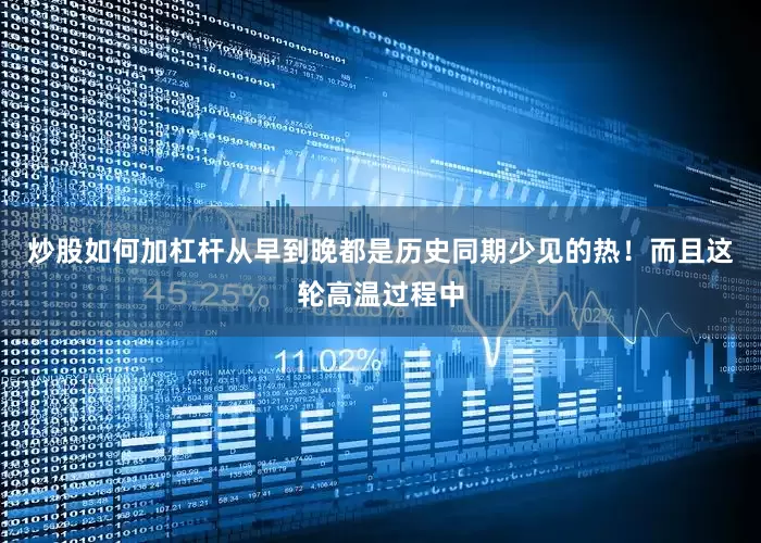 炒股如何加杠杆从早到晚都是历史同期少见的热！而且这轮高温过程中