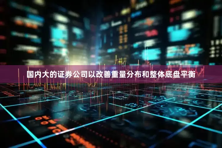 国内大的证券公司以改善重量分布和整体底盘平衡